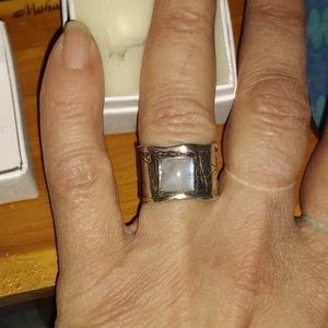 Sold...I've been cigar band size 6 native moonstone detailing exquisite.